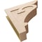 Ekena Millwork 8"W x 32"D x 32"H Thin Mayflower Rough Cedar Woodgrain TimberThane Corbel, Primed Tan CORUR08X32X32MAYRCPR - alternate 6